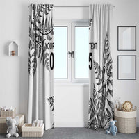 Custom New Zealand Football Window Curtain Aotearoa Pride LT05 - Polynesian Pride