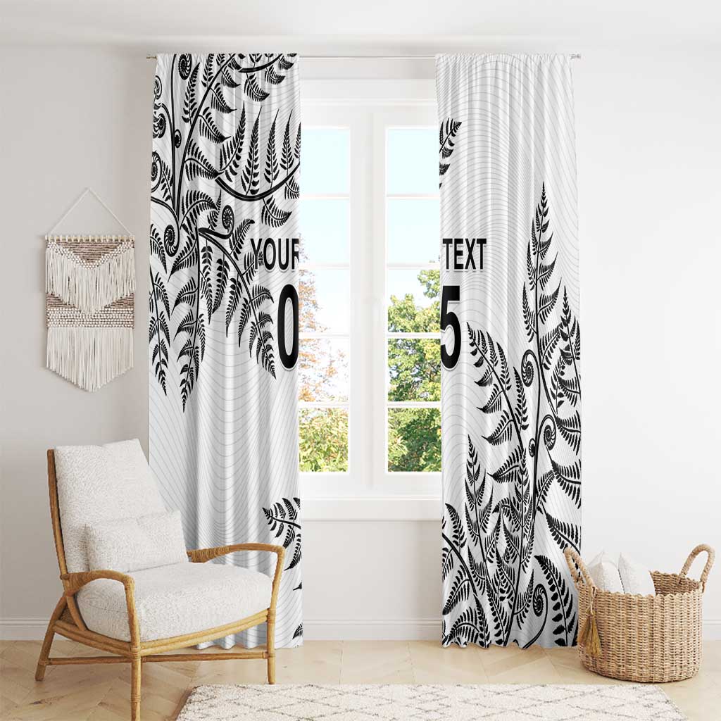 Custom New Zealand Football Window Curtain Aotearoa Pride LT05 - Polynesian Pride