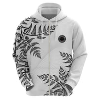 Custom New Zealand Football Zip Hoodie Aotearoa Pride LT05 - Polynesian Pride