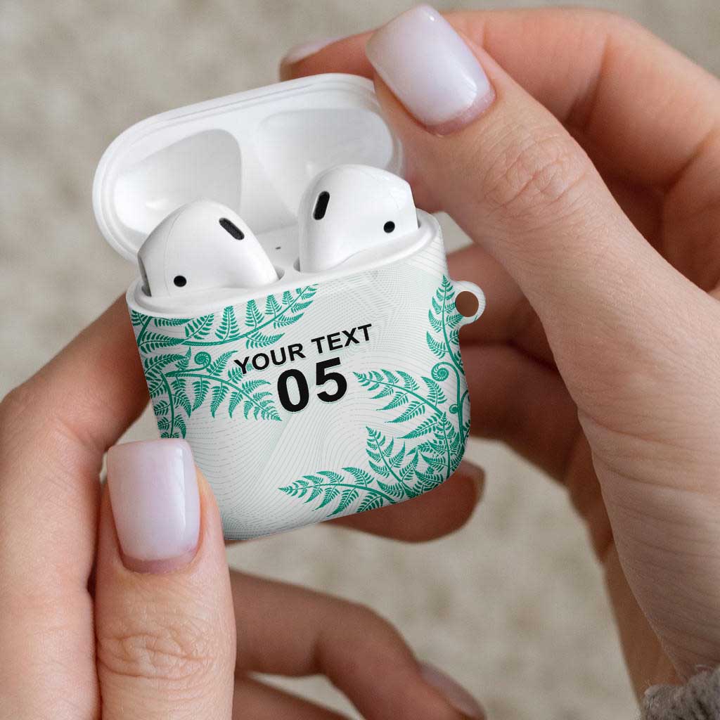 Custom New Zealand Football AirPods Case Aotearoa Pride Aqua Version LT05 - Polynesian Pride