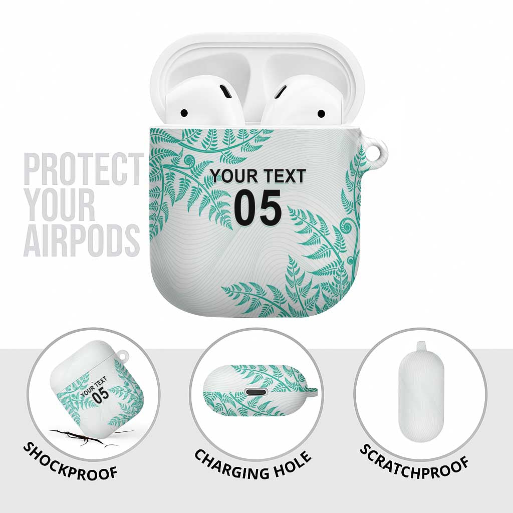 Custom New Zealand Football AirPods Case Aotearoa Pride Aqua Version LT05 - Polynesian Pride