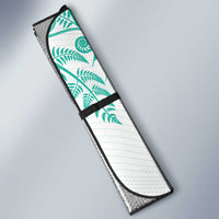 Custom New Zealand Football Auto Sun Shade Aotearoa Pride Aqua Version LT05 - Polynesian Pride