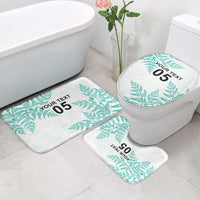 Custom New Zealand Football Bathroom Set Aotearoa Pride Aqua Version LT05 - Polynesian Pride