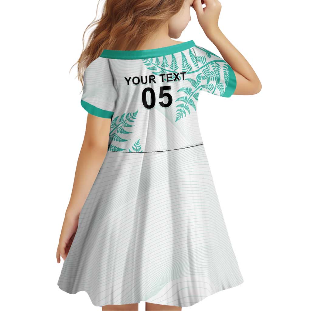 Custom New Zealand Football Family Matching Mermaid Dress and Hawaiian Shirt Aotearoa Pride Aqua Version - Polynesian Pride