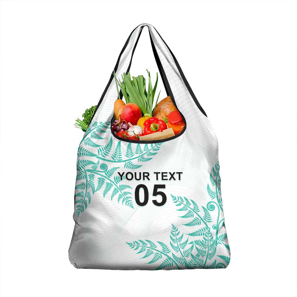 Custom New Zealand Football Grocery Bag Aotearoa Pride Aqua Version LT05 1-pack One Size Aqua - Polynesian Pride