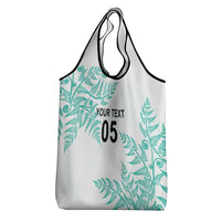 Custom New Zealand Football Grocery Bag Aotearoa Pride Aqua Version LT05 - Polynesian Pride