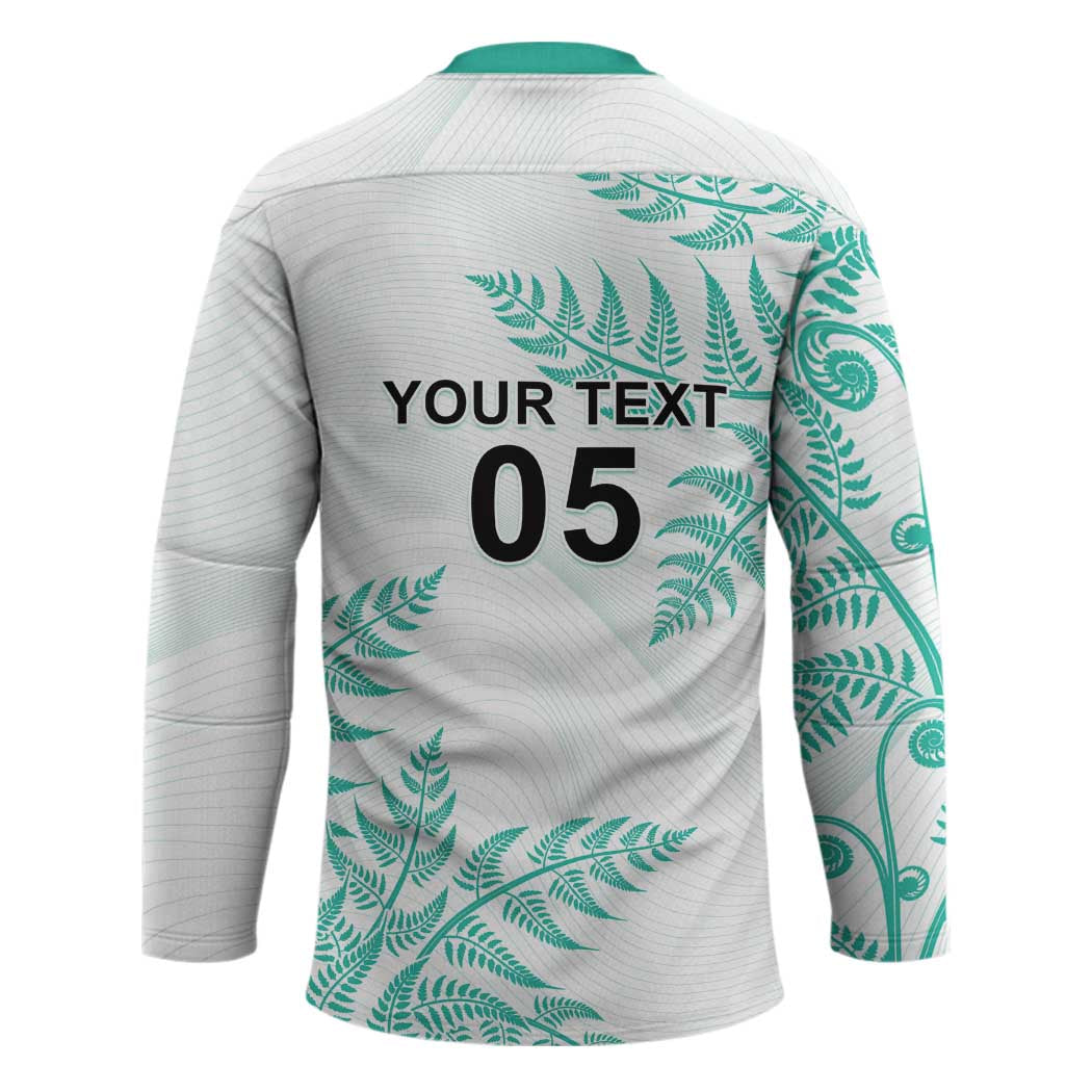 Custom New Zealand Football Hockey Jersey Aotearoa Pride Aqua Version LT05 - Polynesian Pride