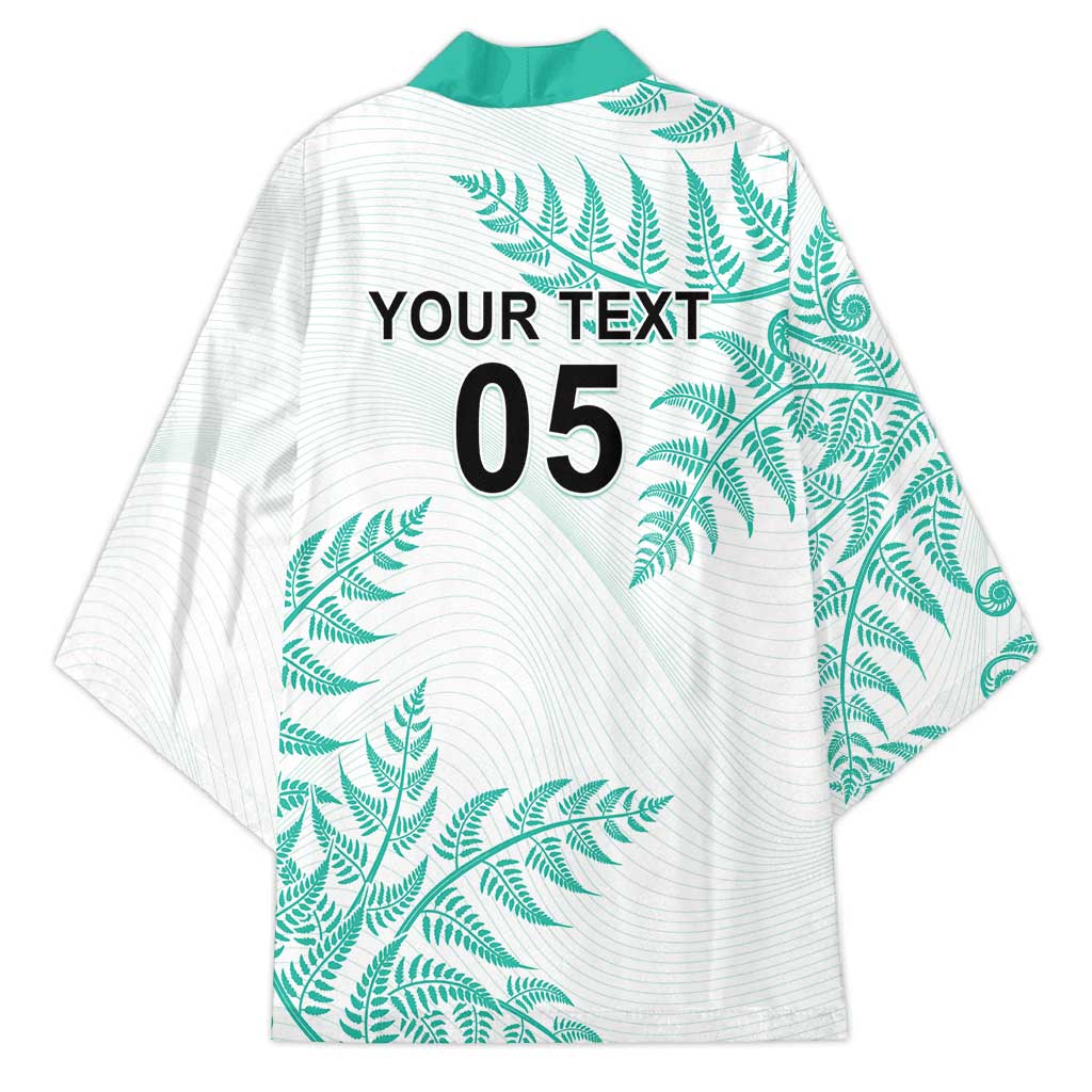 Custom New Zealand Football Kimono Aotearoa Pride Aqua Version LT05 - Polynesian Pride