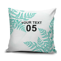 Custom New Zealand Football Pillow Cover Aotearoa Pride Aqua Version LT05 Aqua - Polynesian Pride