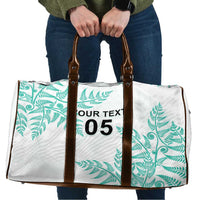 Custom New Zealand Football Travel Bag Aotearoa Pride Aqua Version LT05 Aqua - Polynesian Pride