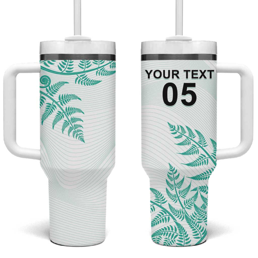 Custom New Zealand Football Tumbler With Handle Aotearoa Pride Aqua Version LT05 One Size: 40 oz Aqua - Polynesian Pride