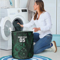 Custom New Zealand Fishing Laundry Basket Maori Tribal Pattern LT05 - Polynesian Pride