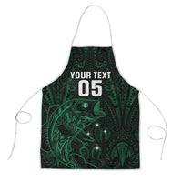Custom New Zealand Fishing Apron Maori Tribal Pattern - Polynesian Pride