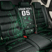 Custom New Zealand Fishing Back Car Seat Cover Maori Tribal Pattern - Polynesian Pride
