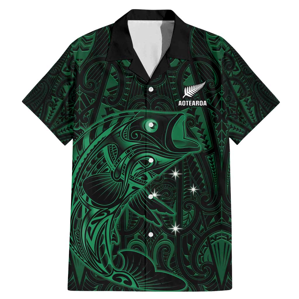 Custom New Zealand Fishing Family Matching Mermaid Dress and Hawaiian Shirt Maori Tribal Pattern - Polynesian Pride