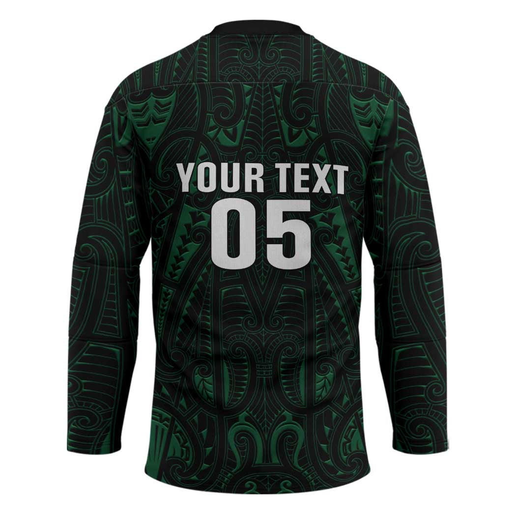 Custom New Zealand Fishing Hockey Jersey Maori Tribal Pattern LT05 - Polynesian Pride