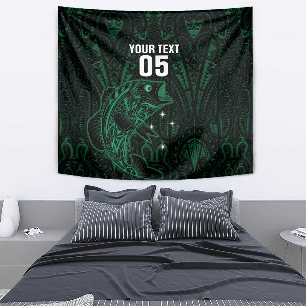 Custom New Zealand Fishing Tapestry Maori Tribal Pattern - Polynesian Pride