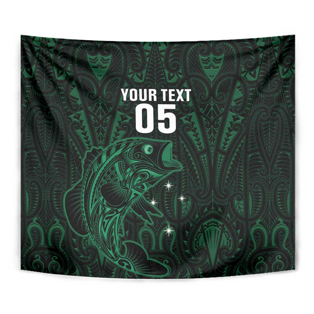 Custom New Zealand Fishing Tapestry Maori Tribal Pattern - Polynesian Pride
