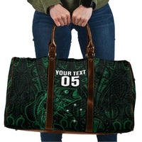 Custom New Zealand Fishing Travel Bag Maori Tribal Pattern LT05 Black - Polynesian Pride