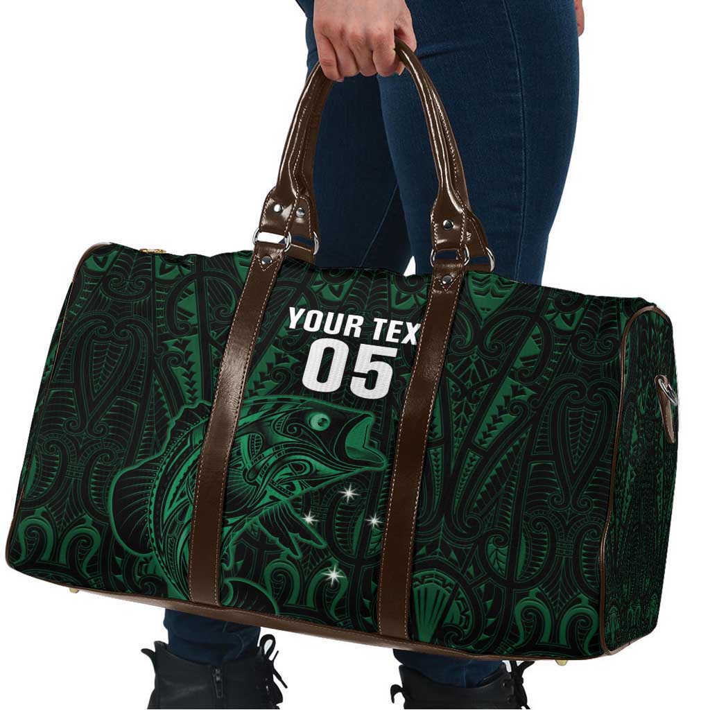 Custom New Zealand Fishing Travel Bag Maori Tribal Pattern LT05 - Polynesian Pride