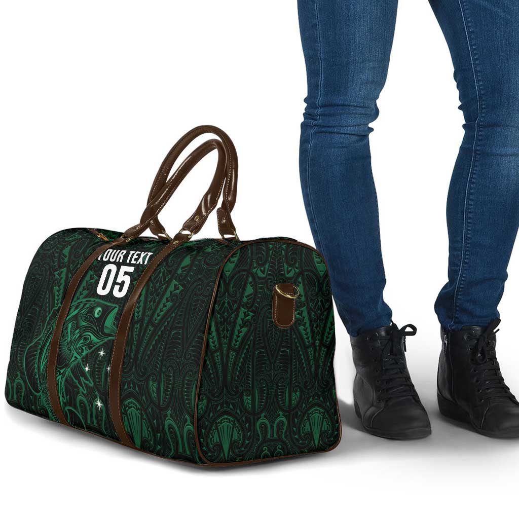 Custom New Zealand Fishing Travel Bag Maori Tribal Pattern LT05 - Polynesian Pride