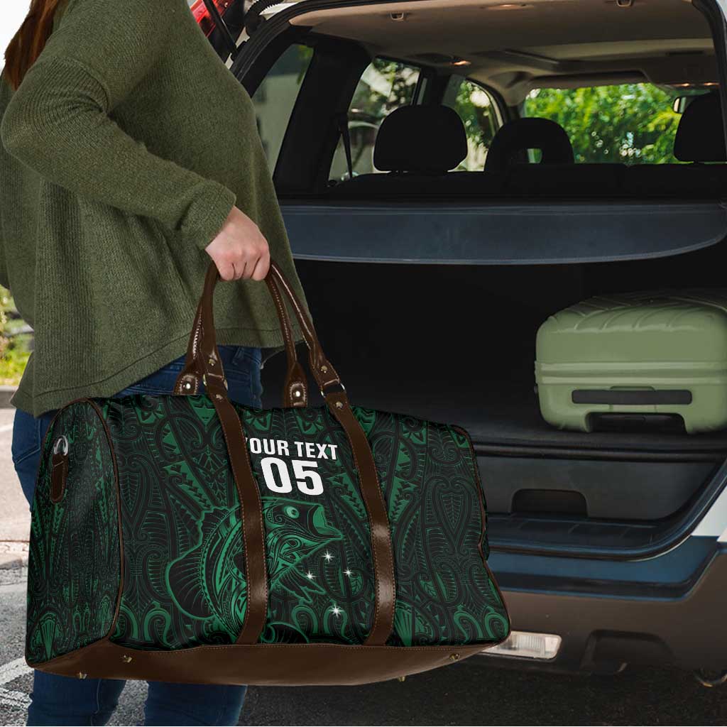 Custom New Zealand Fishing Travel Bag Maori Tribal Pattern LT05 - Polynesian Pride