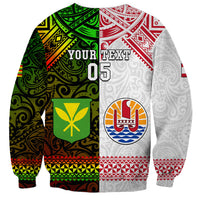 Custom Hawaii And Tahiti Sweatshirt Coat Of Arms Polynesian Pattern LT05 - Polynesian Pride