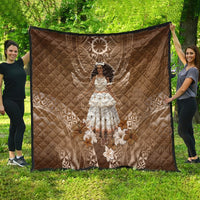 Bula Fiji Women's Day Quilt With Fijian Tapa Pattern LT05 - Polynesian Pride