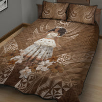 Bula Fiji Women's Day Quilt Bed Set With Fijian Tapa Pattern