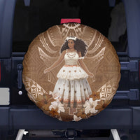 Bula Fiji Women's Day Spare Tire Cover With Fijian Tapa Pattern LT05 - Polynesian Pride