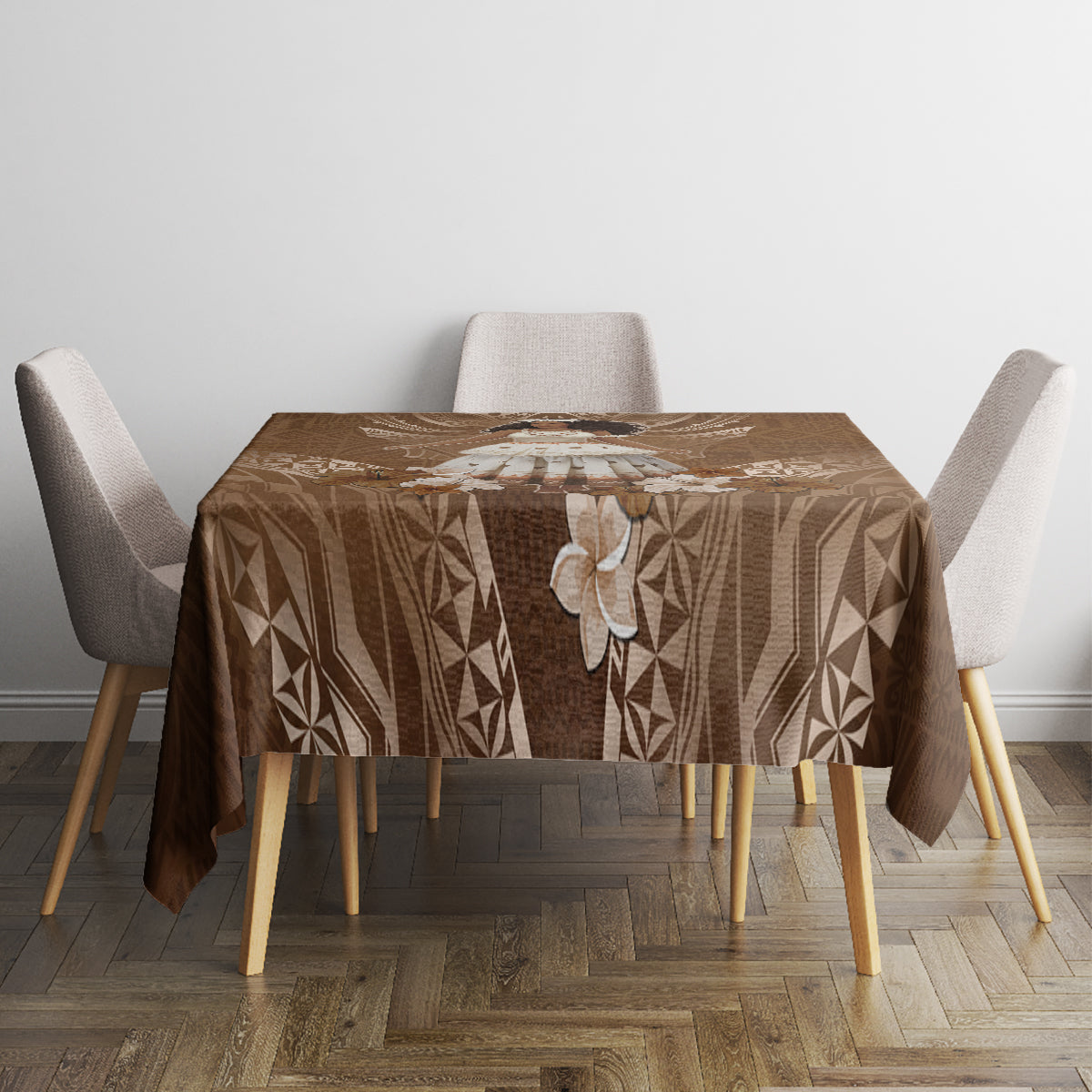 Bula Fiji Women's Day Tablecloth With Fijian Tapa Pattern LT05 - Polynesian Pride