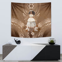Bula Fiji Women's Day Tapestry With Fijian Tapa Pattern LT05 - Polynesian Pride