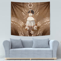 Bula Fiji Women's Day Tapestry With Fijian Tapa Pattern LT05 - Polynesian Pride