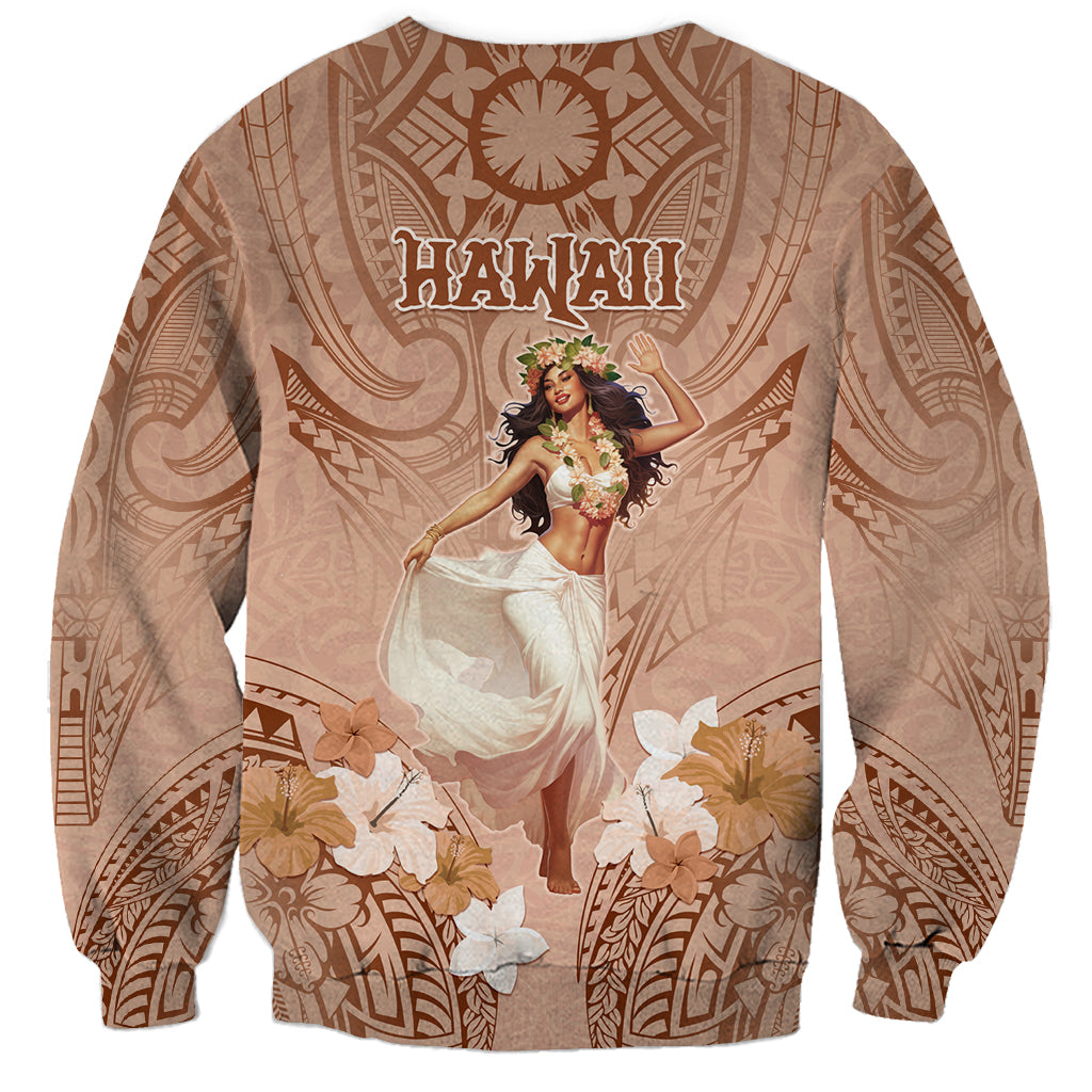 Hawaii Women's Day Sweatshirt With Polynesian Pattern LT05 - Polynesian Pride