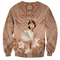Hawaii Women's Day Sweatshirt With Polynesian Pattern LT05 - Polynesian Pride