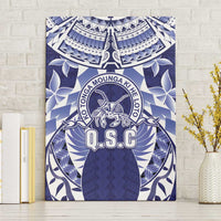 Tonga Queen Salote College Canvas Wall Art Centenary Navy Version