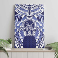 Tonga Queen Salote College Canvas Wall Art Centenary Navy Version