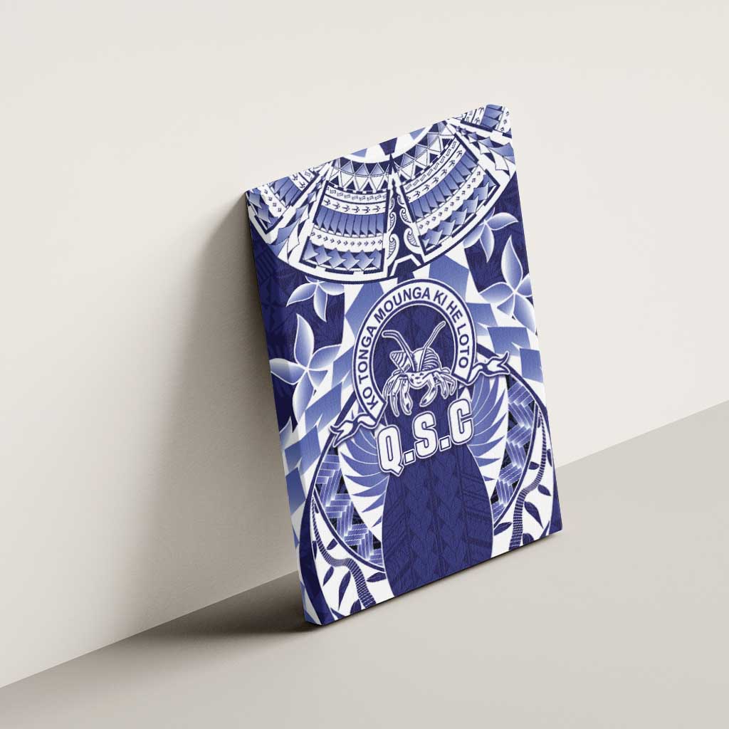 Tonga Queen Salote College Canvas Wall Art Centenary Navy Version