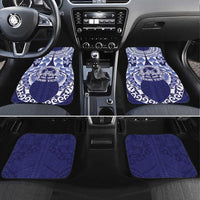 Personalised Tonga Queen Salote College Car Mats Centenary Navy Version