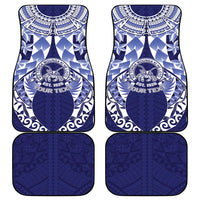 Personalised Tonga Queen Salote College Car Mats Centenary Navy Version
