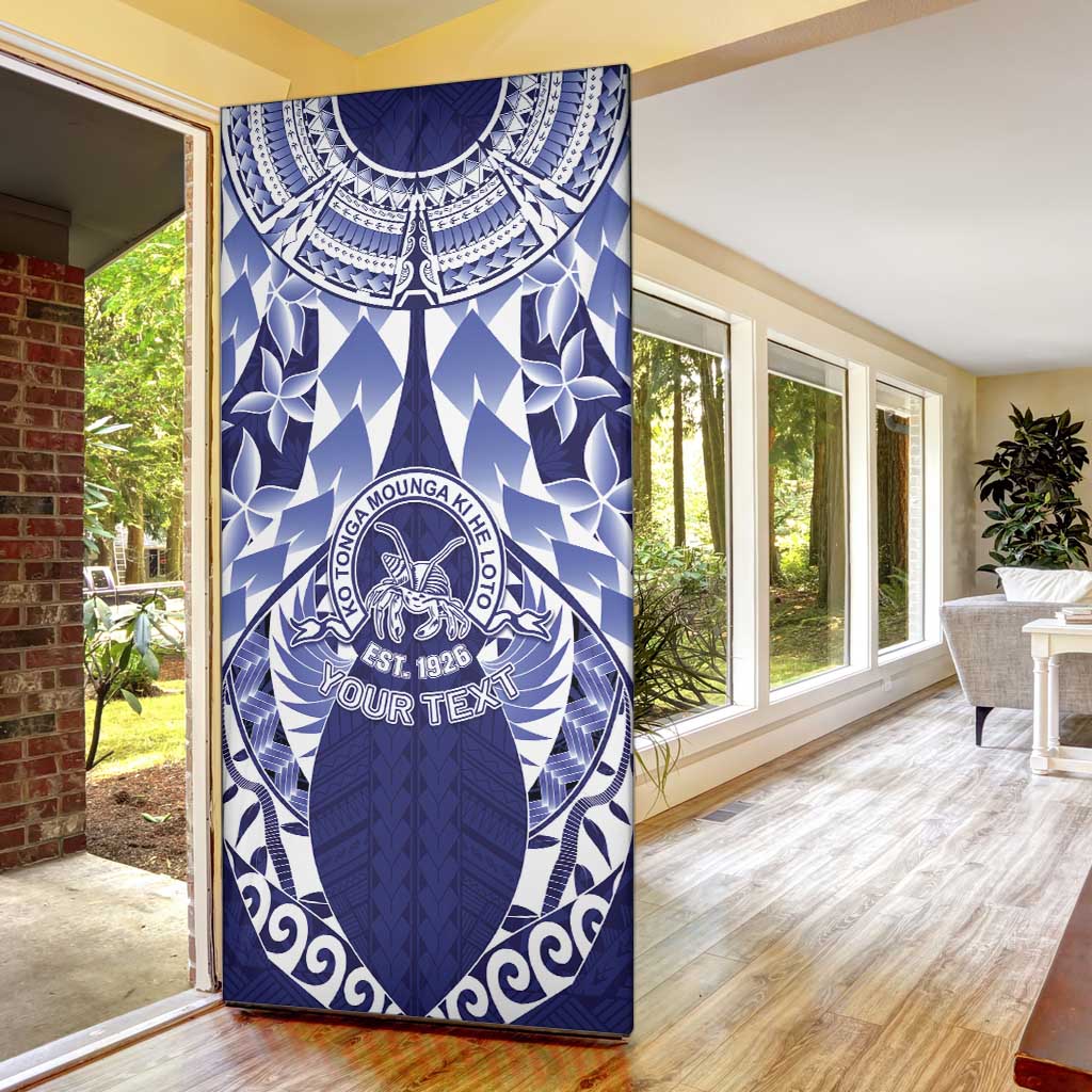 Personalised Tonga Queen Salote College Door Cover Centenary Navy Version
