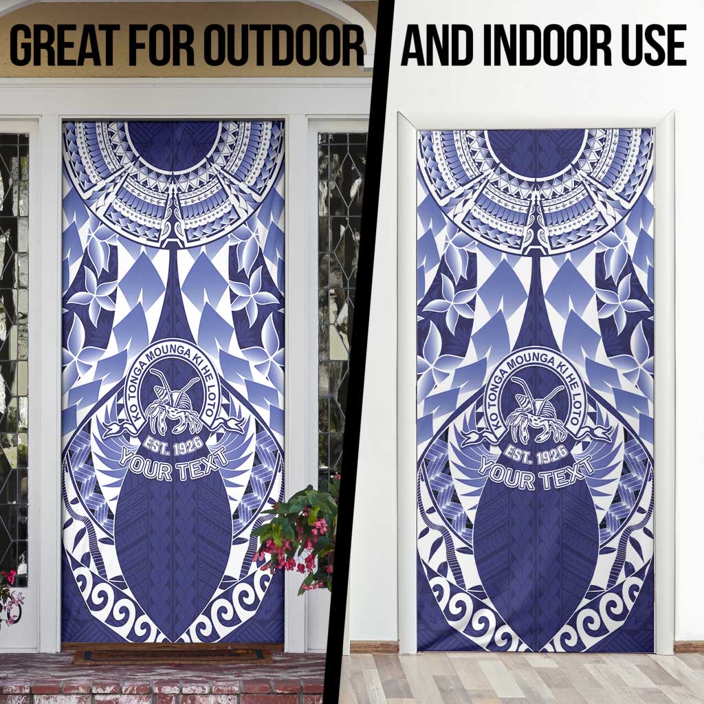 Personalised Tonga Queen Salote College Door Cover Centenary Navy Version