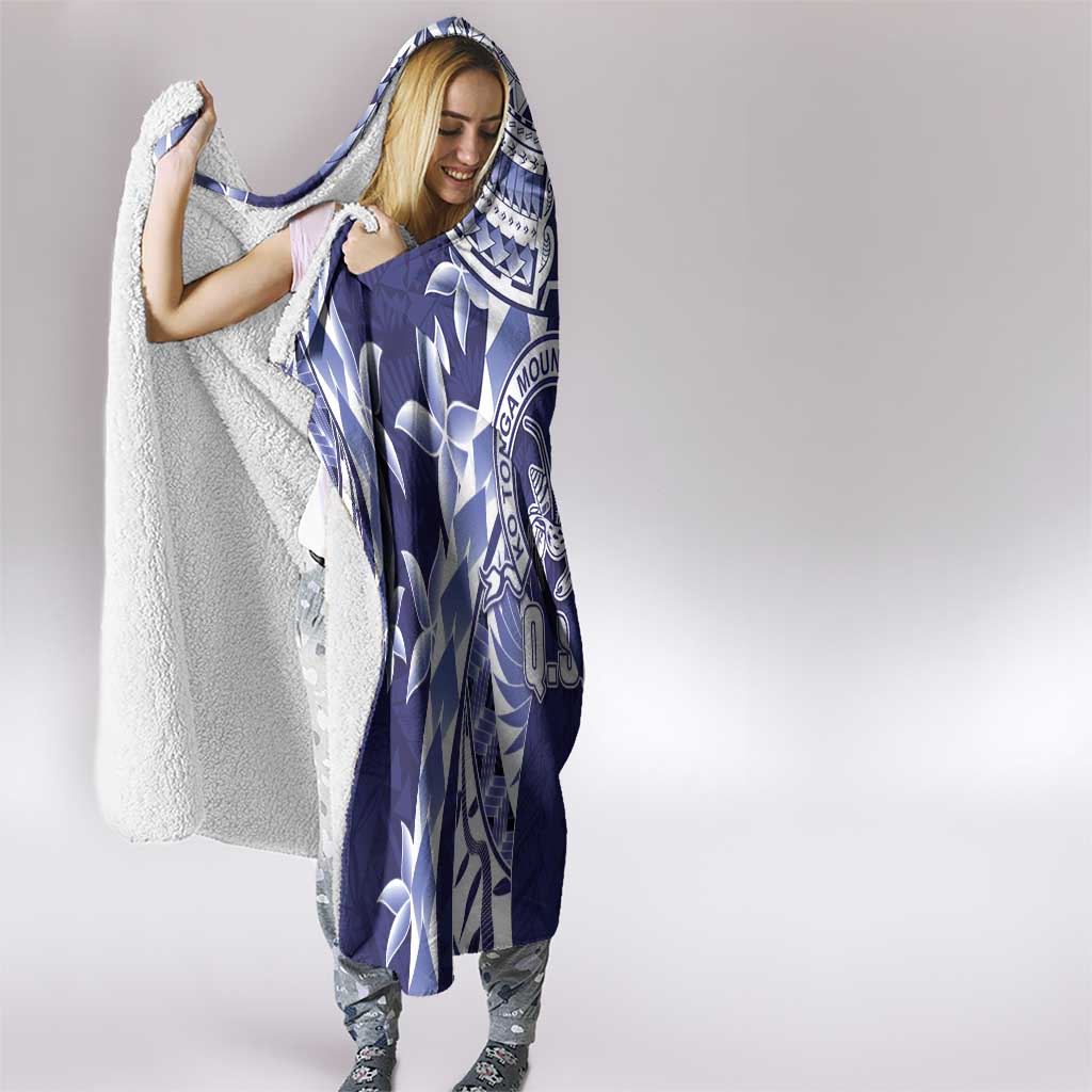 Tonga Queen Salote College Hooded Blanket Centenary Navy Version