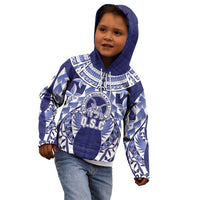 Personalised Tonga Queen Salote College Kid Hoodie Centenary Navy Version