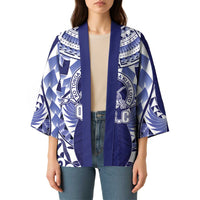 Personalised Tonga Queen Salote College Kimono Centenary Navy Version
