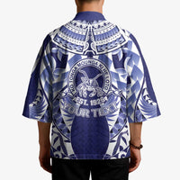 Personalised Tonga Queen Salote College Kimono Centenary Navy Version