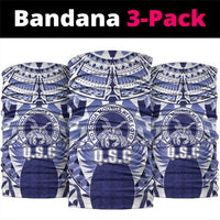 Tonga Queen Salote College Neck Gaiter Centenary Navy Version