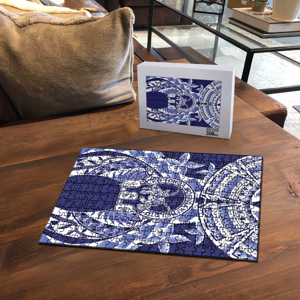 Tonga Queen Salote College Puzzle Centenary Navy Version