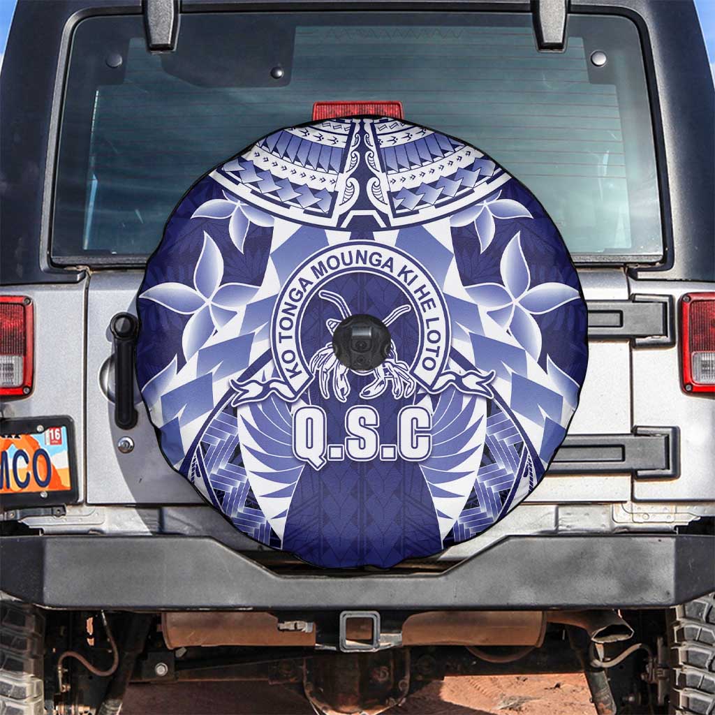 Tonga Queen Salote College Spare Tire Cover Centenary Navy Version