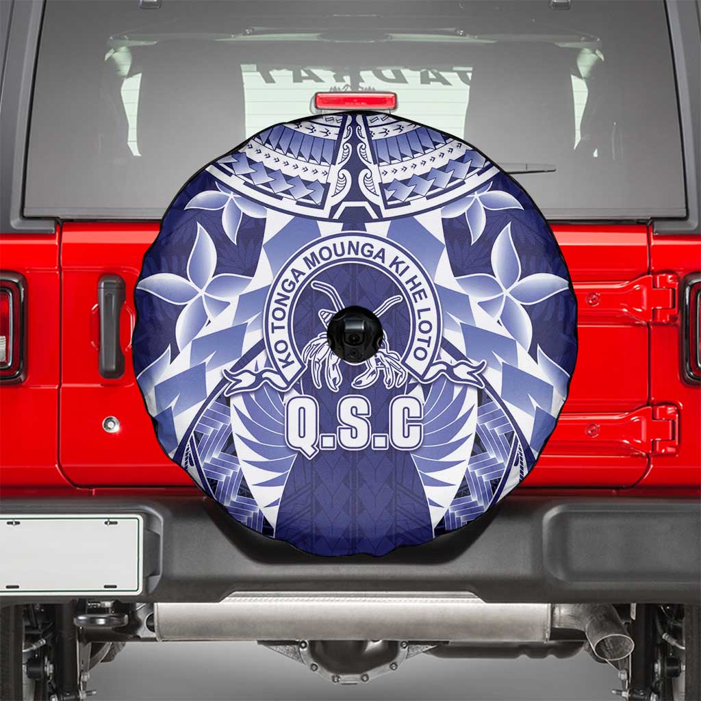 Tonga Queen Salote College Spare Tire Cover Centenary Navy Version